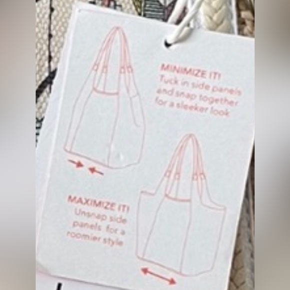 The Sak-Sakroots Roma Shopper-Spirit Desert by Valentina Ramos w/Owl Keychain - Picture 4 of 4